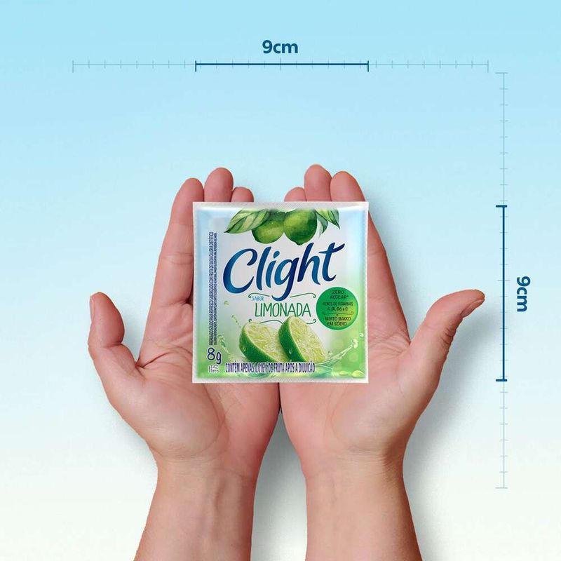 Refresco-Em-Po-Zero-Acucar-Clight-Limonada-Sache-8g