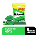 Chiclete Trident Menta 32g - Pacote com 4 Embalagens