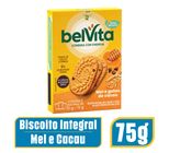 Biscoito Integral Belvita Mel E Cacau Caixa Com 3 Unidades 25g cada