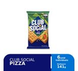 Biscoito Salgado Club Social Pizza Multipack 141g