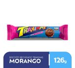 Biscoito Recheado Trakinas Morango Pacote 126g