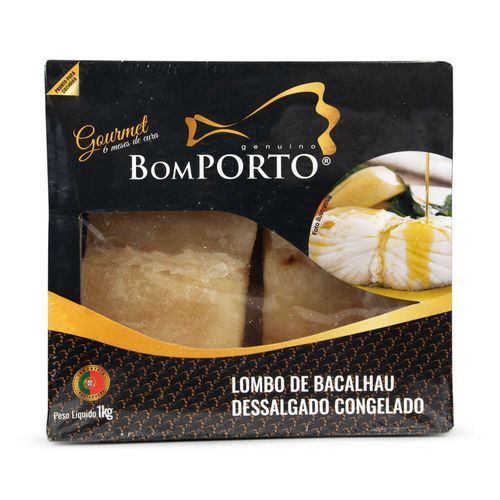 Lombo de Bacalhau Bom Porto Gourmet 1kg