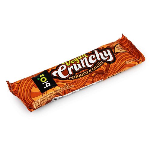 Barra de Proteína Vegan Crunchy BiO2 Cenoura e Cacau 28g