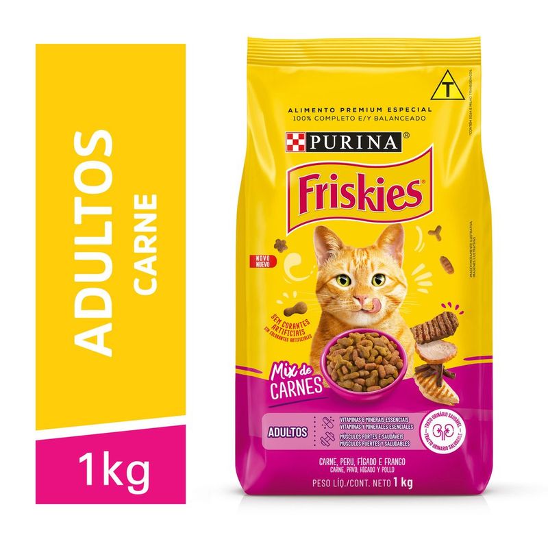 7891000069905 - NESTLÉ® PURINA® FRISKIES® Ração Seca para Gatos Adultos Mix de Carnes 1kg.jpg