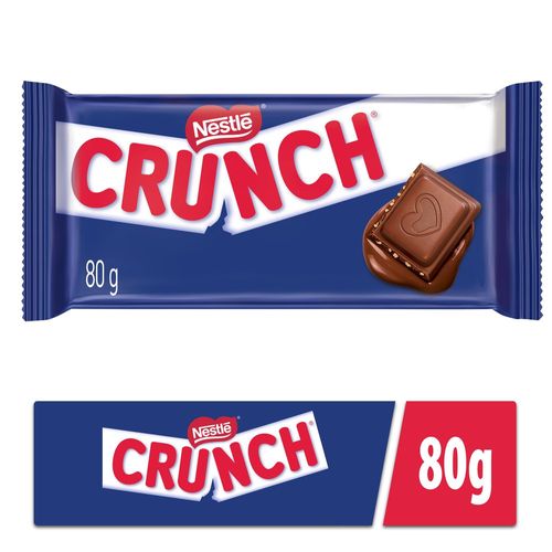 Chocolate ao Leite com Flocos Crunch Pacote 80g