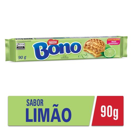 Biscoito Recheado Bono Limão 90g