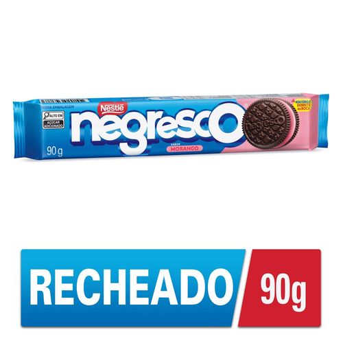 Biscoito Recheado Negresco Morango 90g