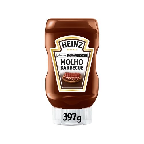Molho Barbecue Heinz Top Down 397g