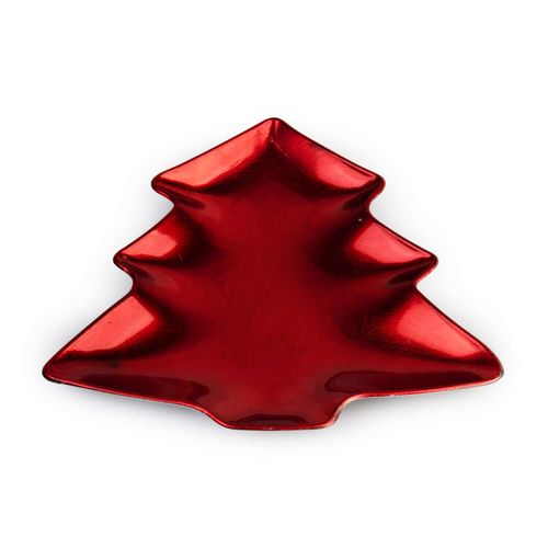 Prato Pinheiro Vermelho Tamanho P