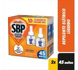 Repelente SBP Elétrico Líquido 45 Noites 50% grátis 2ª Unidade 35ml