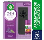 Aromatizador de Ambiente Bom Ar Automático Aerossol Freshmatic Campos de Lavanda Aparelho + Refil 250ml