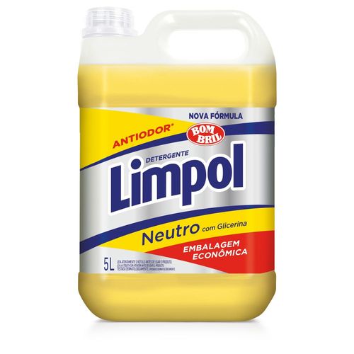 Detergente Líquido Neutro Limpol Galão 5l Embalagem Econômica