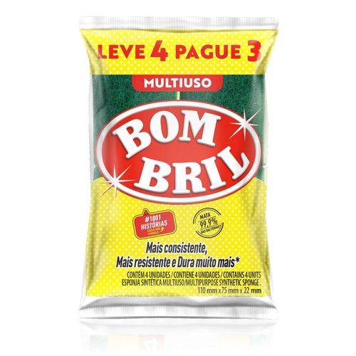 Esponja Multiuso Bombril Leve 4 Pague 3