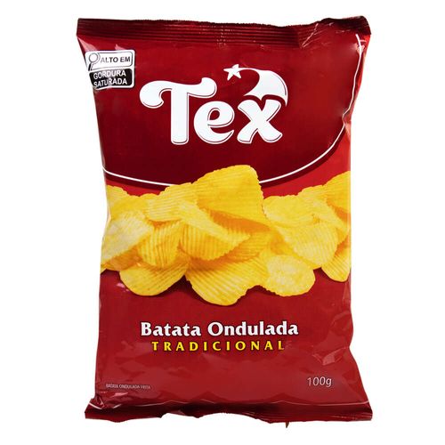 Batata Frita Ondulada Tex Original 100g