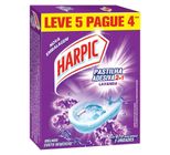 Detergente Sanitário Pastilha Adesiva Lavanda Harpic Leve 5 Pague 4 Unidades