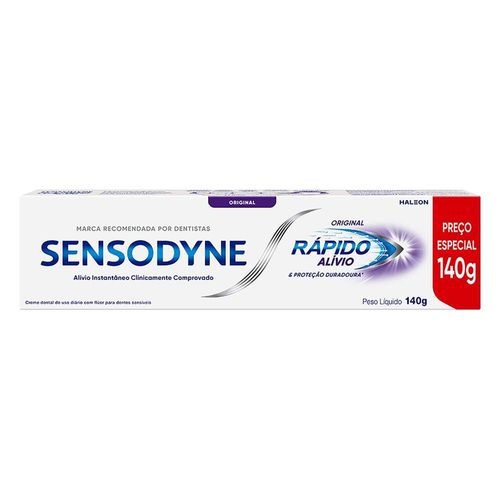 Creme Dental Sensodyne Rápido Alívio 140g