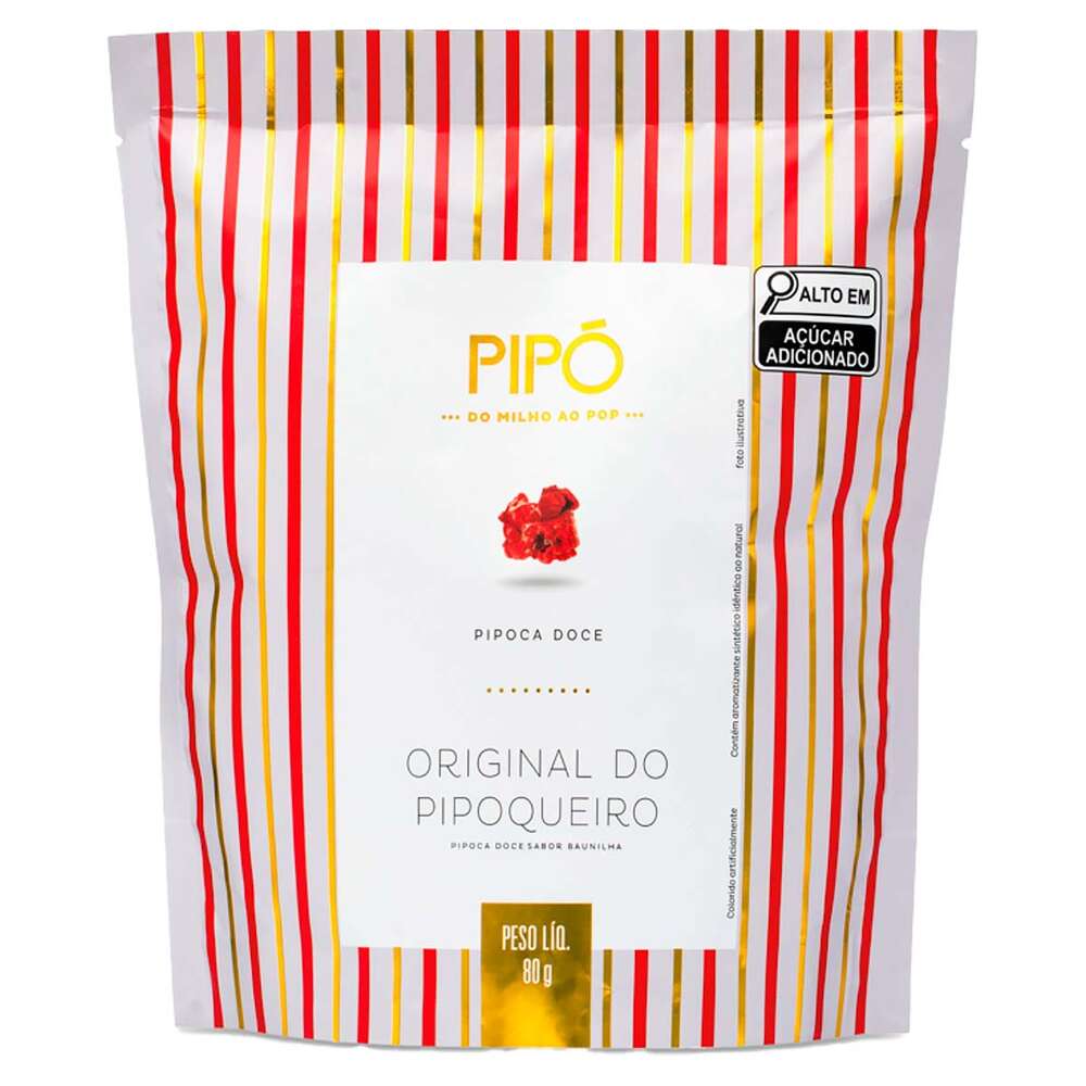 pipoページ Pipoca Gourmet Pipó Original 80g - Zona Sul