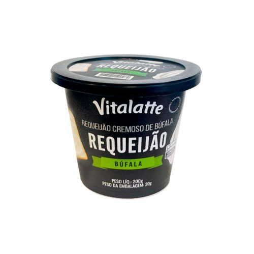 Requeijão Cremoso De Búfala Vitalatte Pote 200g