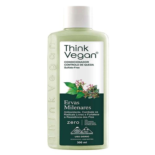 Condicionador Think Vegan Controle de Queda Ervas Milenares 300ml