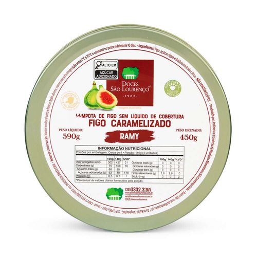Figo São Lourenço Tipo Ramy Lata 590g