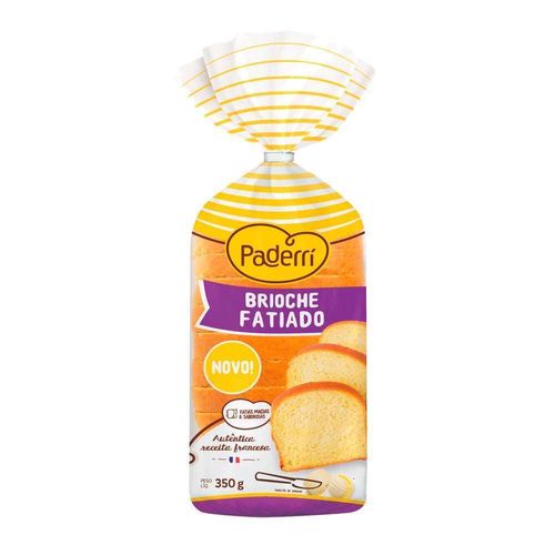 Pão Brioche Paderri Fatiado 350g