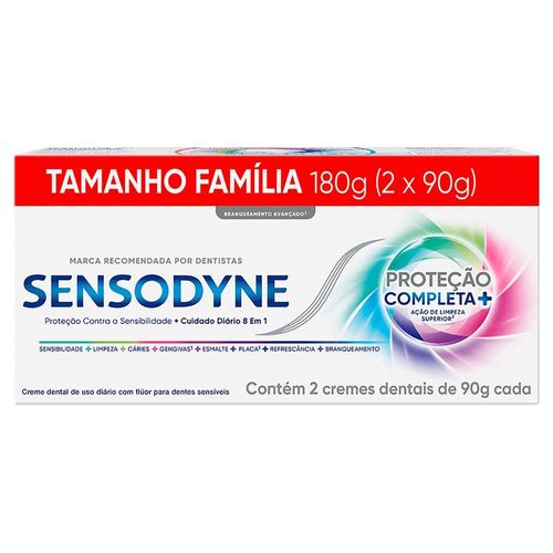 Kit Sensodyne Proteção Completa 90g com 2 Unidades