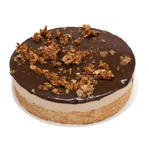 Torta Crocante Avelã e Chocolate 980g