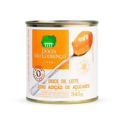 Doce de Leite Zero São Lourenço Lata 345g
