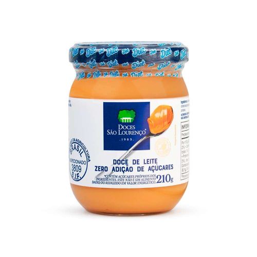 Doce de Leite Zero São Lourenço Vidro 210g