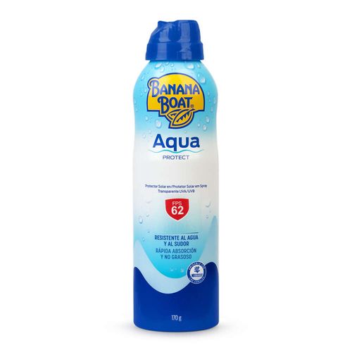 Protetor Solar Aerossol Banana Boat Aqua Protect FPS 62 170g