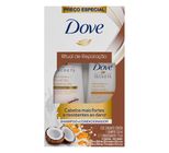 Kit Shampoo e Condicionador Dove Ritual de Reparação