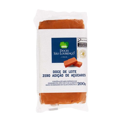 Doce de Leite Diet São Lourenço Barra 200g