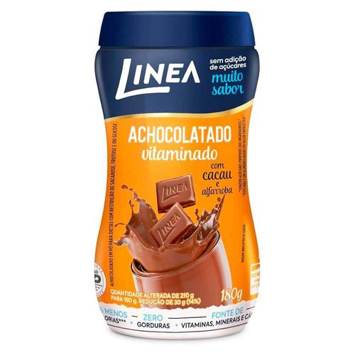 Achocolatado Em Pó Zero Açúcar Linea Pote 180g
