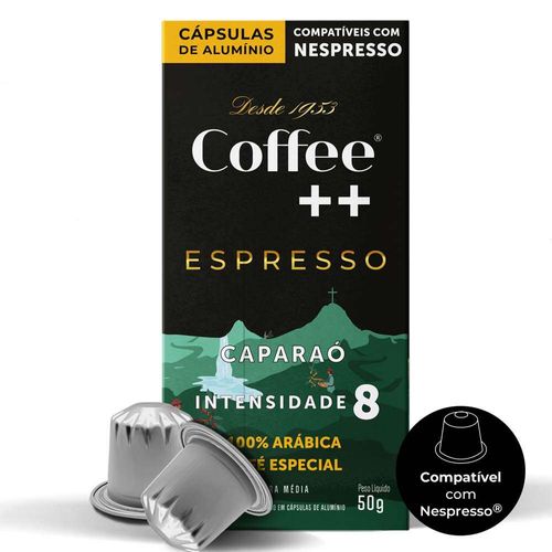 Cápsulas de Café Coffee++ Caparaó Caixa com 10 Unidades