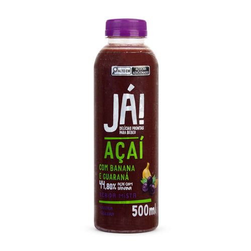 Suco Já Açaí com Guaraná e Banana 500ml