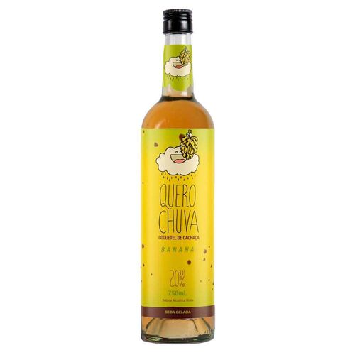 Bebida Aperitivo Quero Chuva Banana Garrafa 750ml