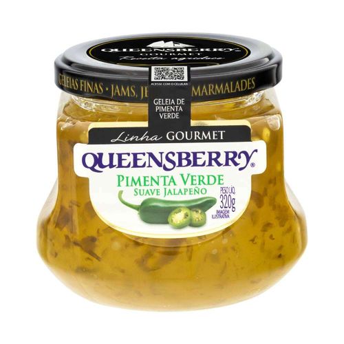 Geleia Queensberry Gourmet Pimenta Verde Vidro 320g