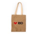 Sacola Ecobag Amo Rio com Juta da Amazônia P