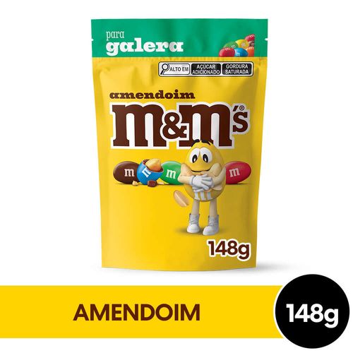 Confeitos De Amendoim Coberto Com Chocolate M&M'S 148g