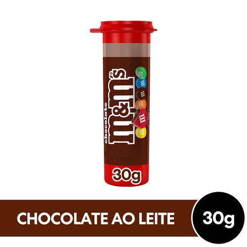 Confeitos De Chocolate M&MS Mini Tubo 30g