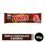 Chocolate Twix Triplo Chocolate 80g