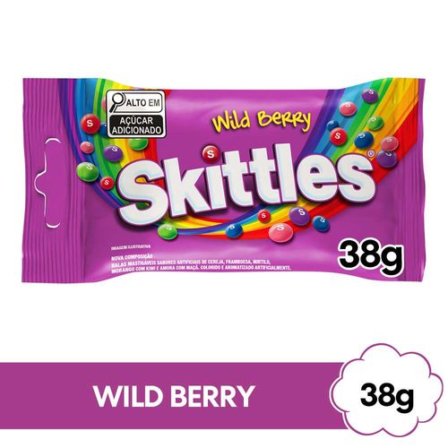 Bala Skittles Frutas Silvestres 38g