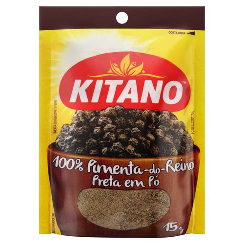Pimenta do Reino Preta Moída Kitano 15g