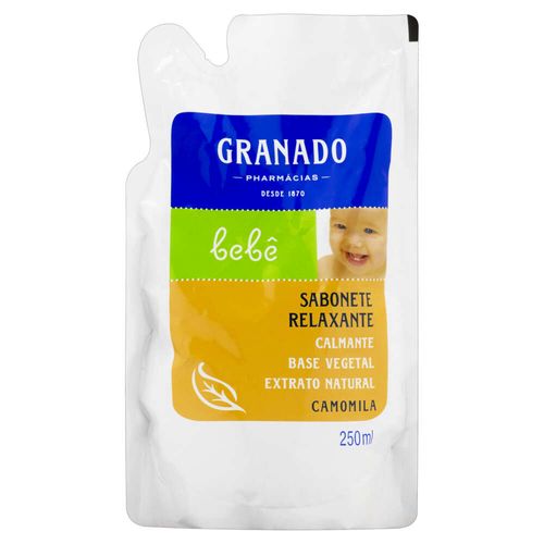 Sabonete Líquido Granado Bebê Camomila Refil 250ml