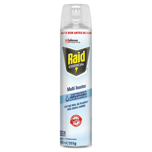 Inseticida Aerossol Raid Aqua Protection 420ml
