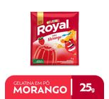 Gelatina Em Pó Royal Morango Sachê 25g