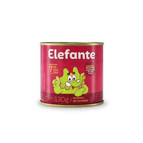 Extrato de Tomate Elefante Lata 130g