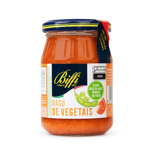 Molho Italiano Ragu com Vegetais Biffi 190g