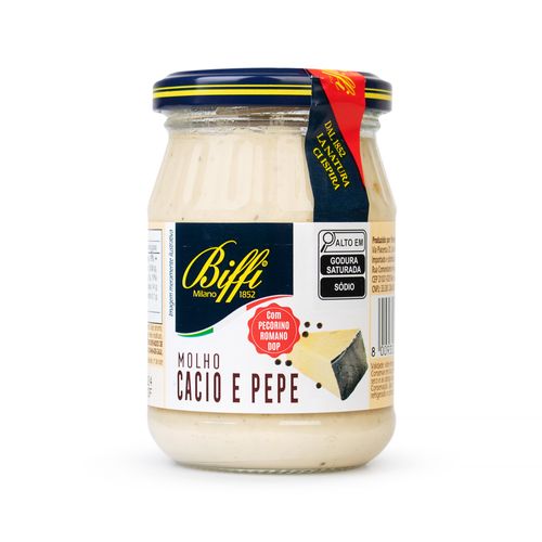 Molho Italiano Cacio e Pepe Biffi 190g