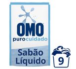 Lava Roupas Líquido Refil Omo Puro Cuidado 900ml